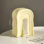 Pastel abstract tissue box