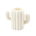 Pastel cactus shape pen holder