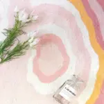 Pastel cloud shaped soft living room rug