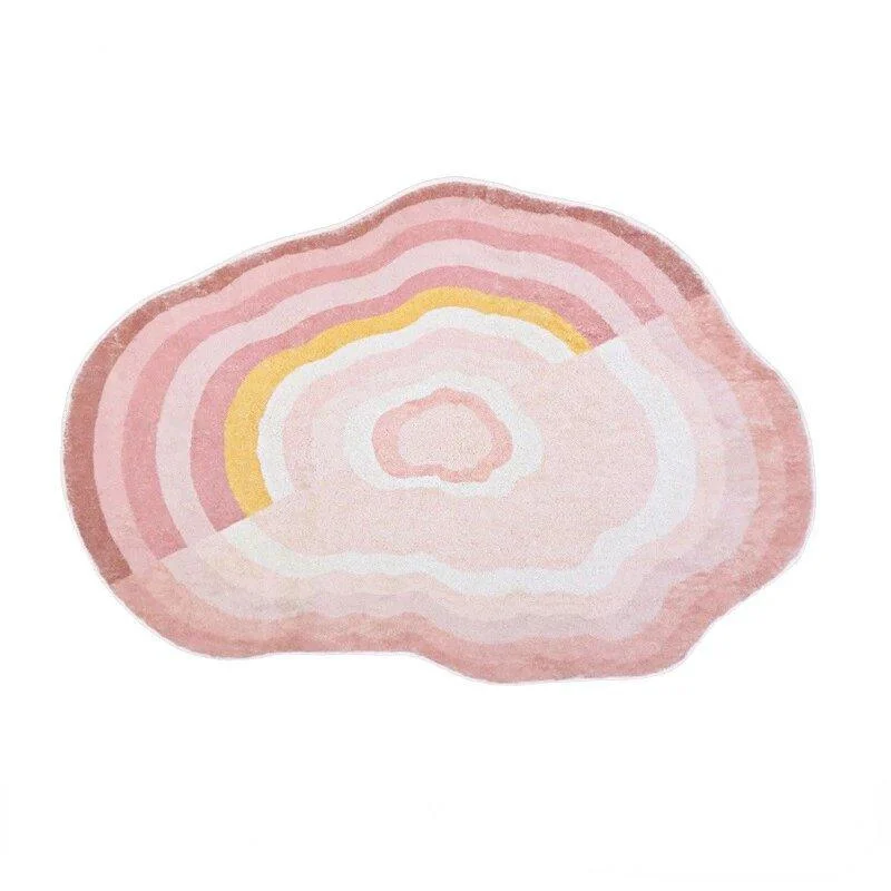 Pastel Cloud Shaped Soft Living Room Rug 654155