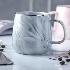 Pastel Colour Marble Ceramic Coffee Cup