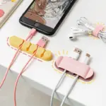 Pastel coloured cable organiser clip