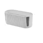 Pastel coloured cable storage organiser