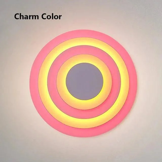 Pastel Coloured Concentric Wall Lamp 251786