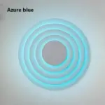 Pastel coloured concentric wall lamp