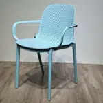 Pastel coloured dining room chair