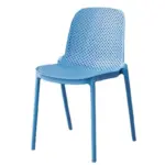 Pastel coloured dining room chair