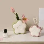 pastel-coloured-flower-shape-ceramic-vase-424401 Pastel coloured flower shape ceramic vase