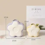 pastel-coloured-flower-shape-ceramic-vase-551979 Pastel coloured flower shape ceramic vase