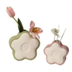 pastel-coloured-flower-shape-ceramic-vase-985127 Pastel coloured flower shape ceramic vase