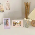 Pastel coloured polaroid picture frame