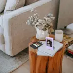 Pastel coloured polaroid picture frame
