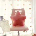 Pastel coloured star shape soft cushion