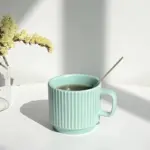 Pastel macaron candy coloured ceramic mug