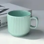 Pastel macaron candy coloured ceramic mug