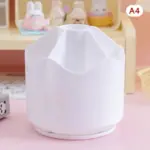 Pastel rotating stationery organiser