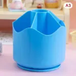 Pastel rotating stationery organiser