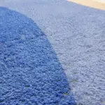 Peach heart swimming pool plush rug