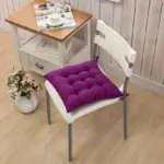 Pearl cotton square chair cushion