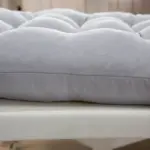 Pearl cotton square chair cushion