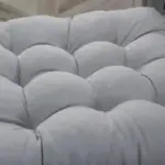 Pearl cotton square chair cushion