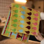 Pears design soft cotton kids towel