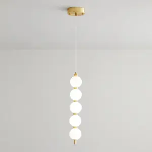 Homeko LED White Ball Pendant Light