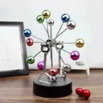 Perpetual motion ferris wheel desk ornament