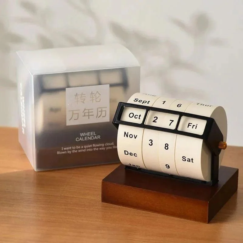 Perpetual Wheel Desk Calendar 130154