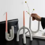 Pillar taper candle holderscandle holderliving simply house