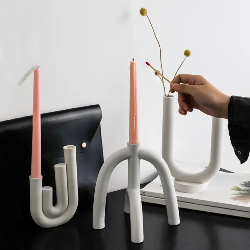 Pillar taper candle holderscandle holderliving simply house