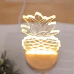 Pineapple bedside table lamp patchandbagel