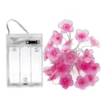 Pink cherry blossom fairy light garland