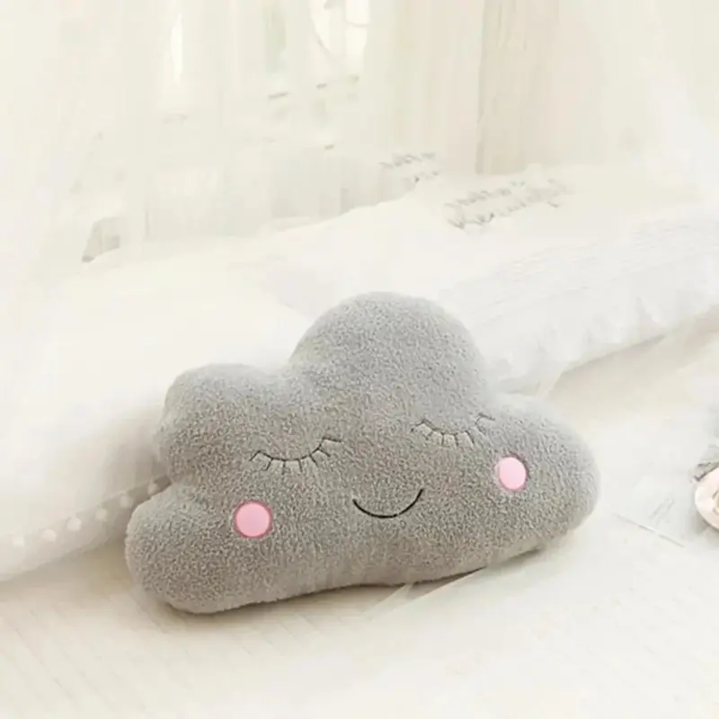 Plush cartoon cloud cushion