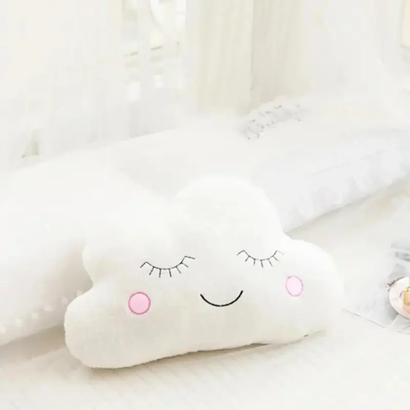 Plush cartoon cloud cushion