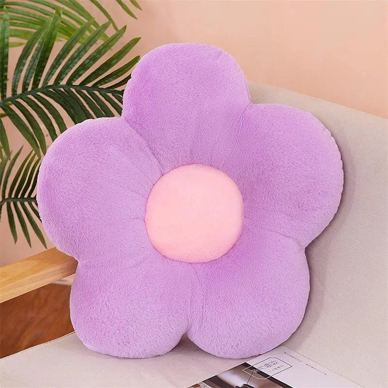 Plush Flower Shaped Soft Cushion 134982