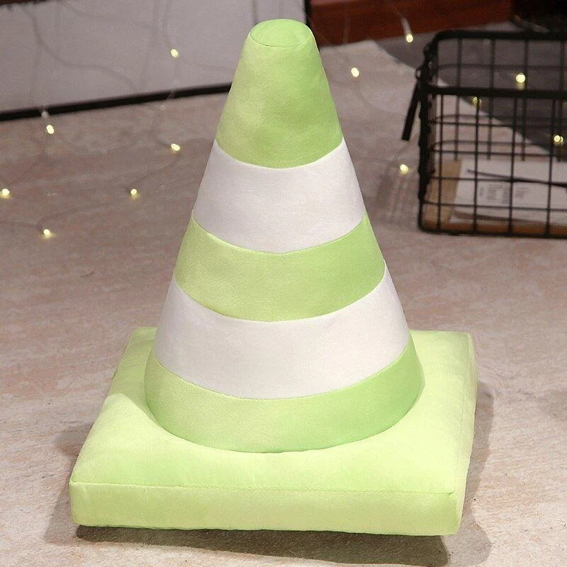 Plush Traffic Cone Cosy Cushion 382888