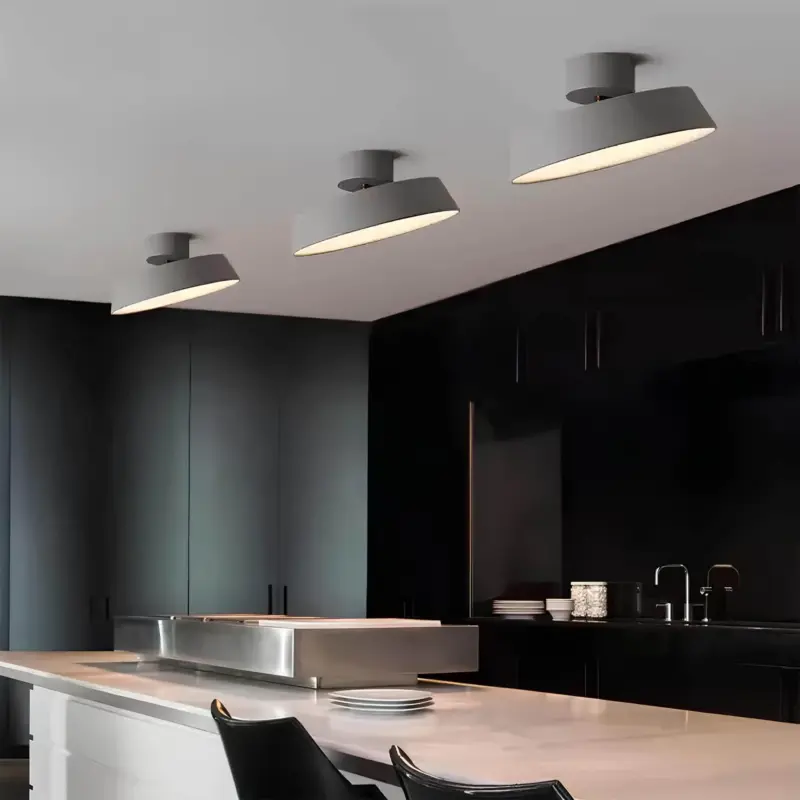 Polarbeam led deckenleuchte drehbar schwarz weiss modern energiesparend warmweiss 3000k xlumina4