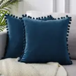 Pom pom cushion coverscushionsliving simply house