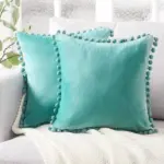 Pom pom cushion coverscushionsliving simply house
