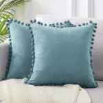 Pom pom cushion coverscushionsliving simply house