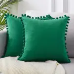 Pom pom cushion coverscushionsliving simply house