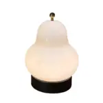 Portable birne led tischlampe usb dimmbar touch schalter glass design xlumina