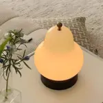 Portable birne led tischlampe usb dimmbar touch schalter glass design xlumina4