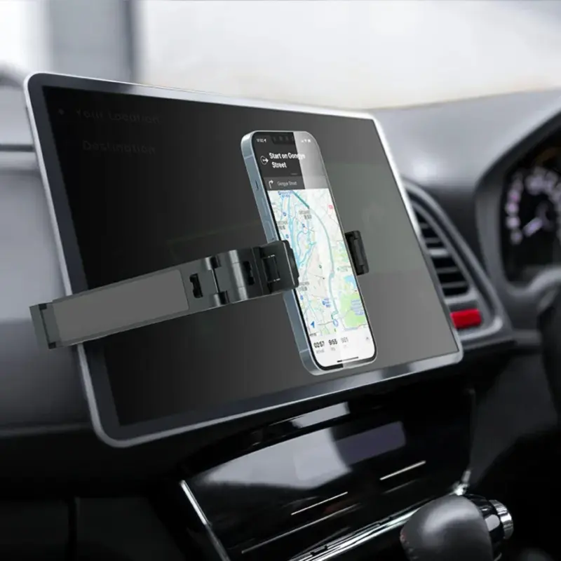 Portable magnetic phone holder for iphone evolved chargers
