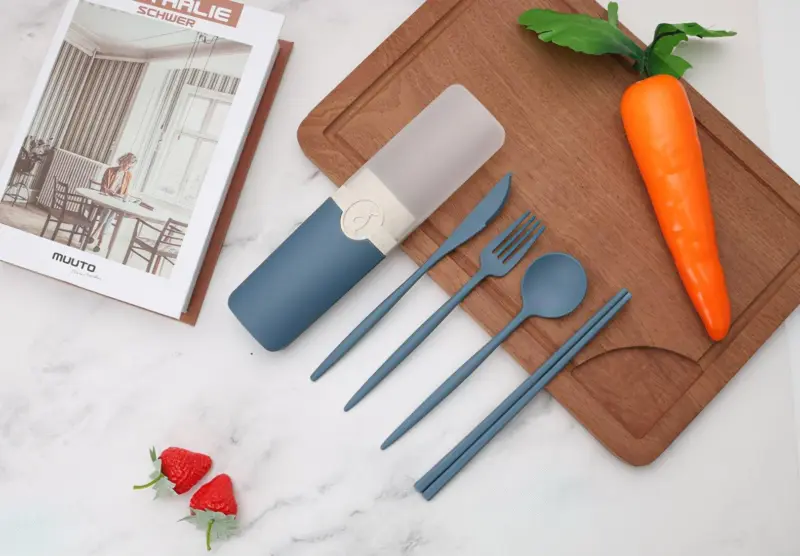 Portable reusable cutlery setcutleryliving simply house