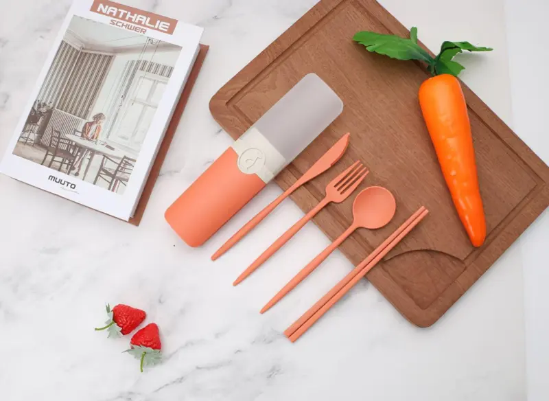 Portable reusable cutlery setcutleryliving simply house