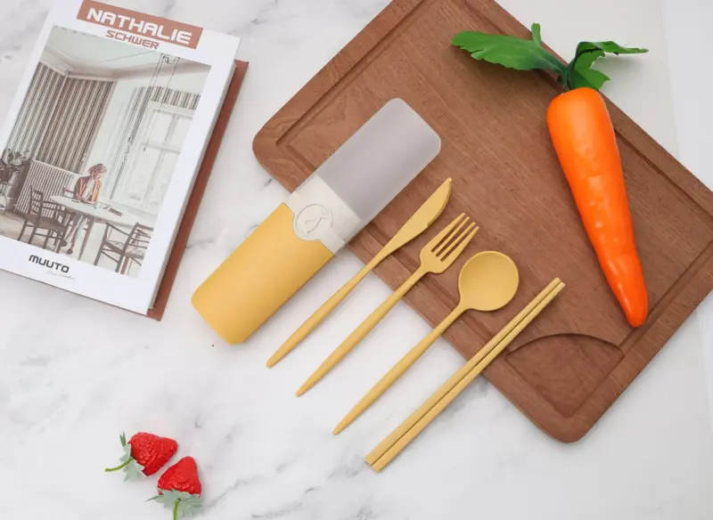 Portable reusable cutlery setcutleryliving simply house
