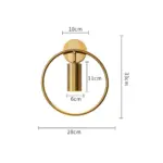 Post modern led luxury 5w gu10 bedroom wall sconce