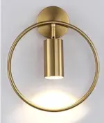 Post modern led luxury 5w gu10 bedroom wall sconce
